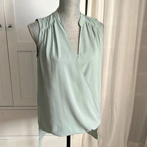 I.N.C. NWOT Pistachio Green Sleeveless Blouse Camisole, Size S